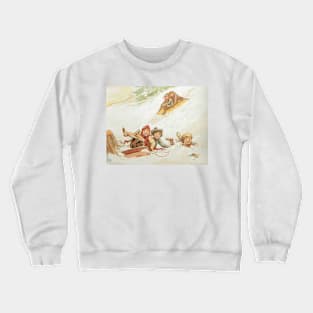 Winter Sledding Crewneck Sweatshirt